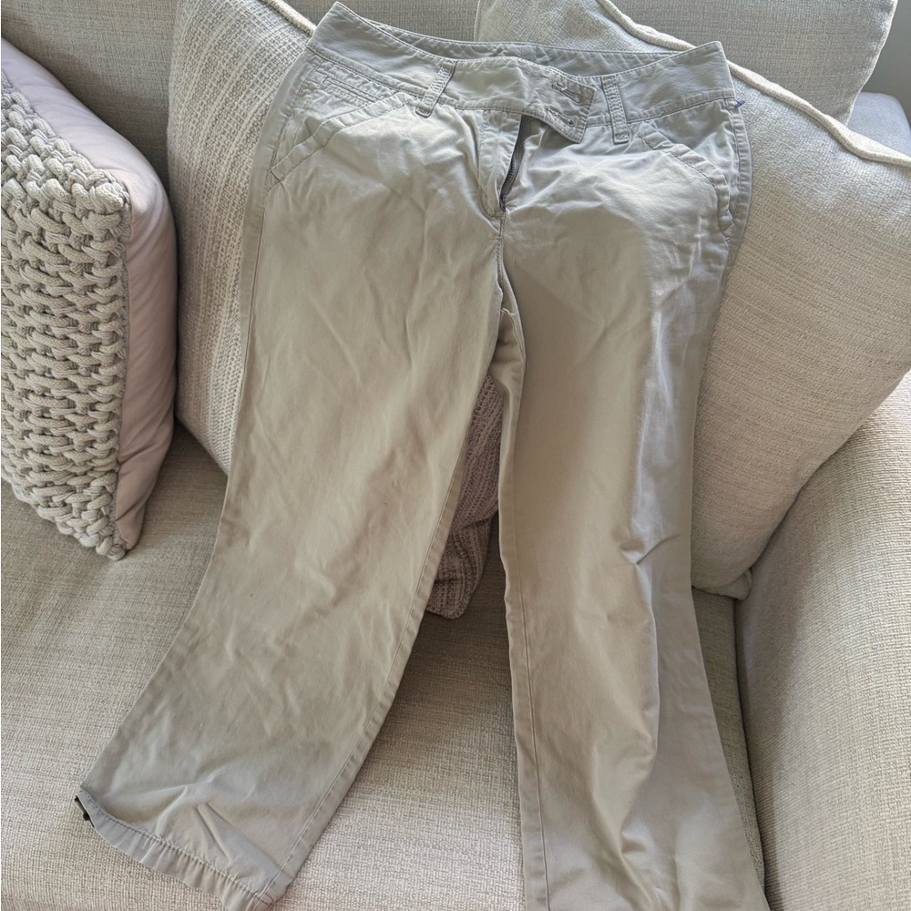 Ann Taylor women’s crop Casual kaki Pants